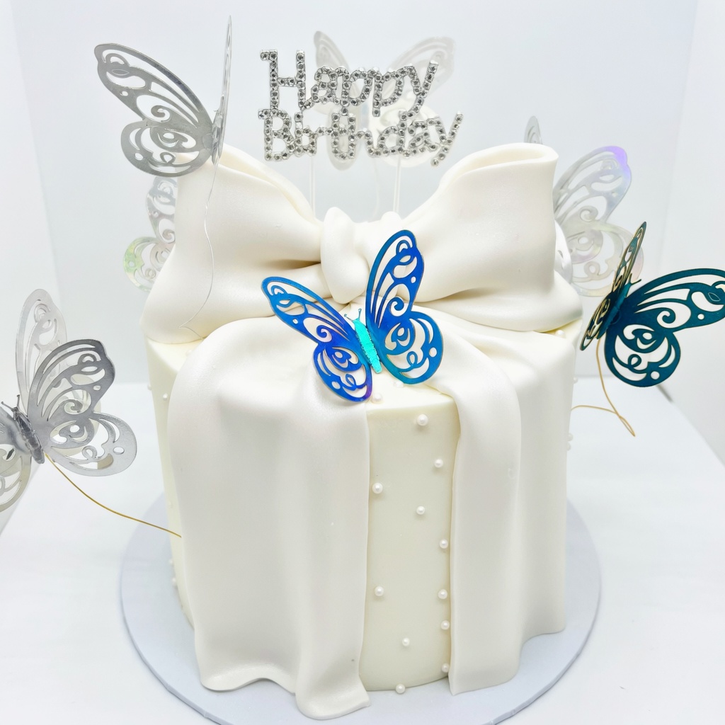 Butterfly Gift Box Cake