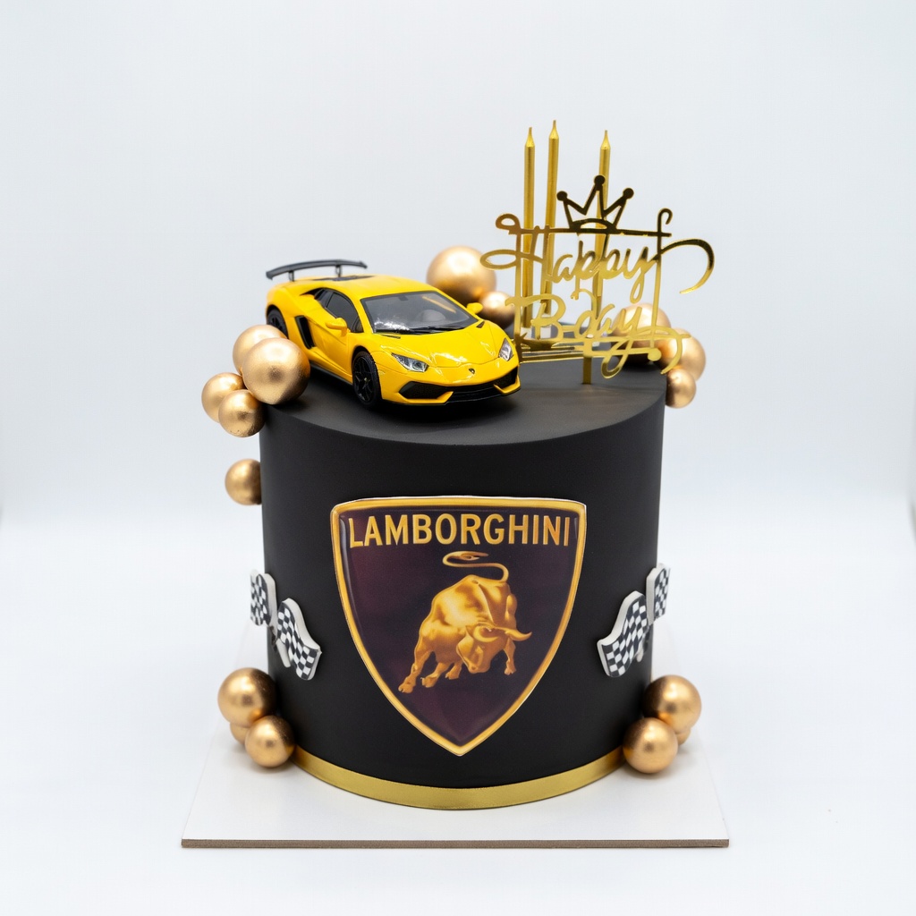 Lamborghini Supercar Cake
