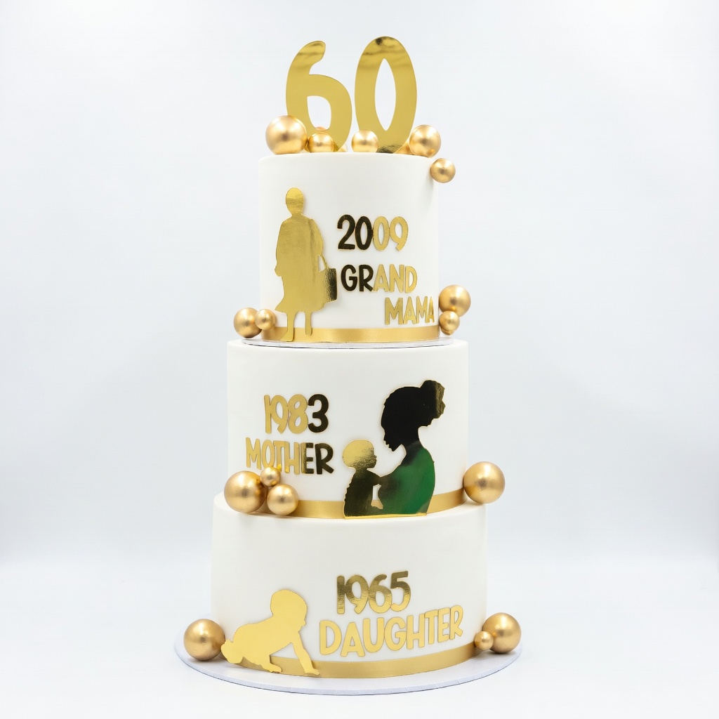Three-Tier Generations Cake